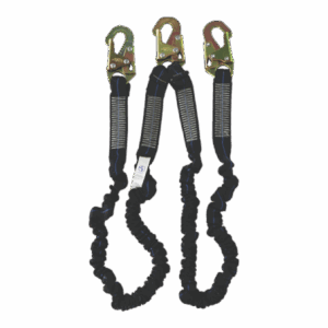 4.5-6’ Dual-Leg Internal Shock Absorbing Elastic Lanyard