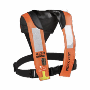 A-33 Automatic All Clear Inflatable Work Vest