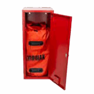 Fire cabinet for fire blanket