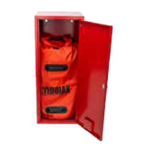 Fire cabinet for fire blanket