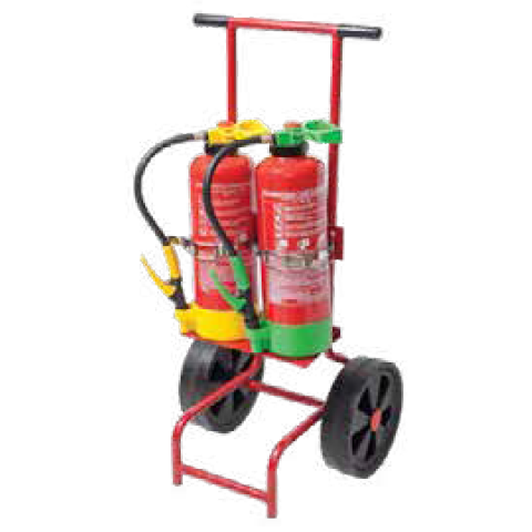Trolley carriage suitable for 2 pcs