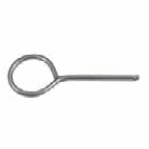 Valve safety pin for trolley fire extinguishers