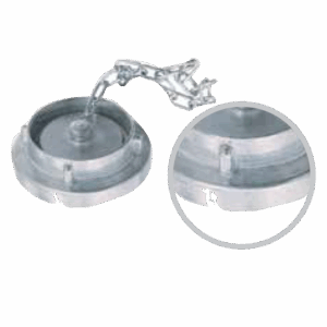 Aluminum Storz blind couplings