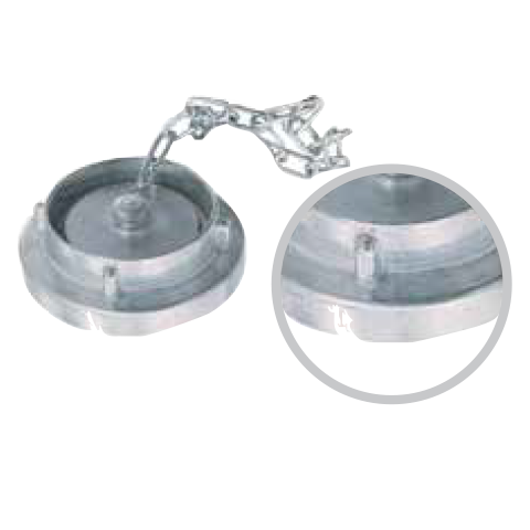 Aluminum Storz blind couplings