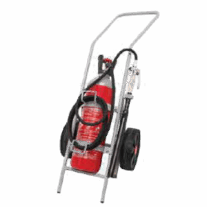 Fire Extinguisher / Trolley 10Kg Carbon Dioxide CO2