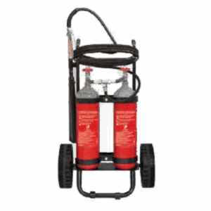 Fire Extinguisher / Trolley 10Kg (2×5) Carbon Dioxide CO2