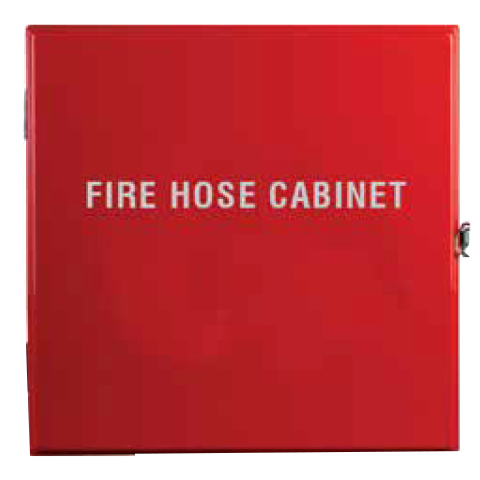 Polyester fire hose cabinet with hook
