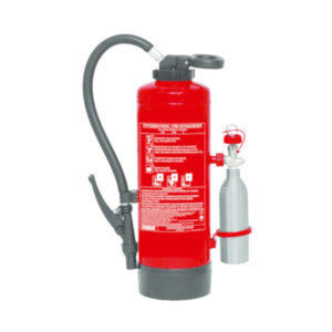 Fire Extinguisher 6Kg Dry Powder with external cartidge CO2 150g - Cartridge Series