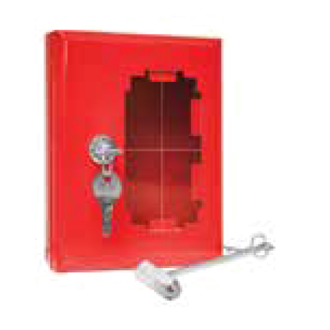 Metallic emergency key box