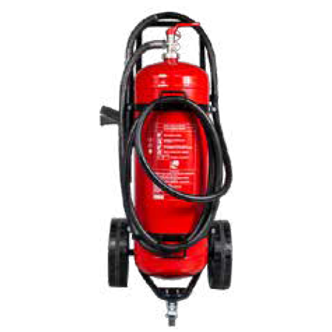 Fire Extinguisher / Trolley 25Lt Hydrogel With Separate Carriage Mounted On The Vessel