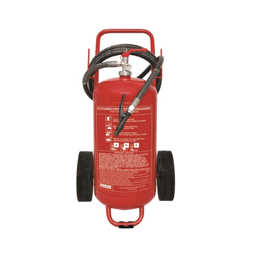 Fire Extinguisher / Trolley 50Kg – Welded Type Dry Powder